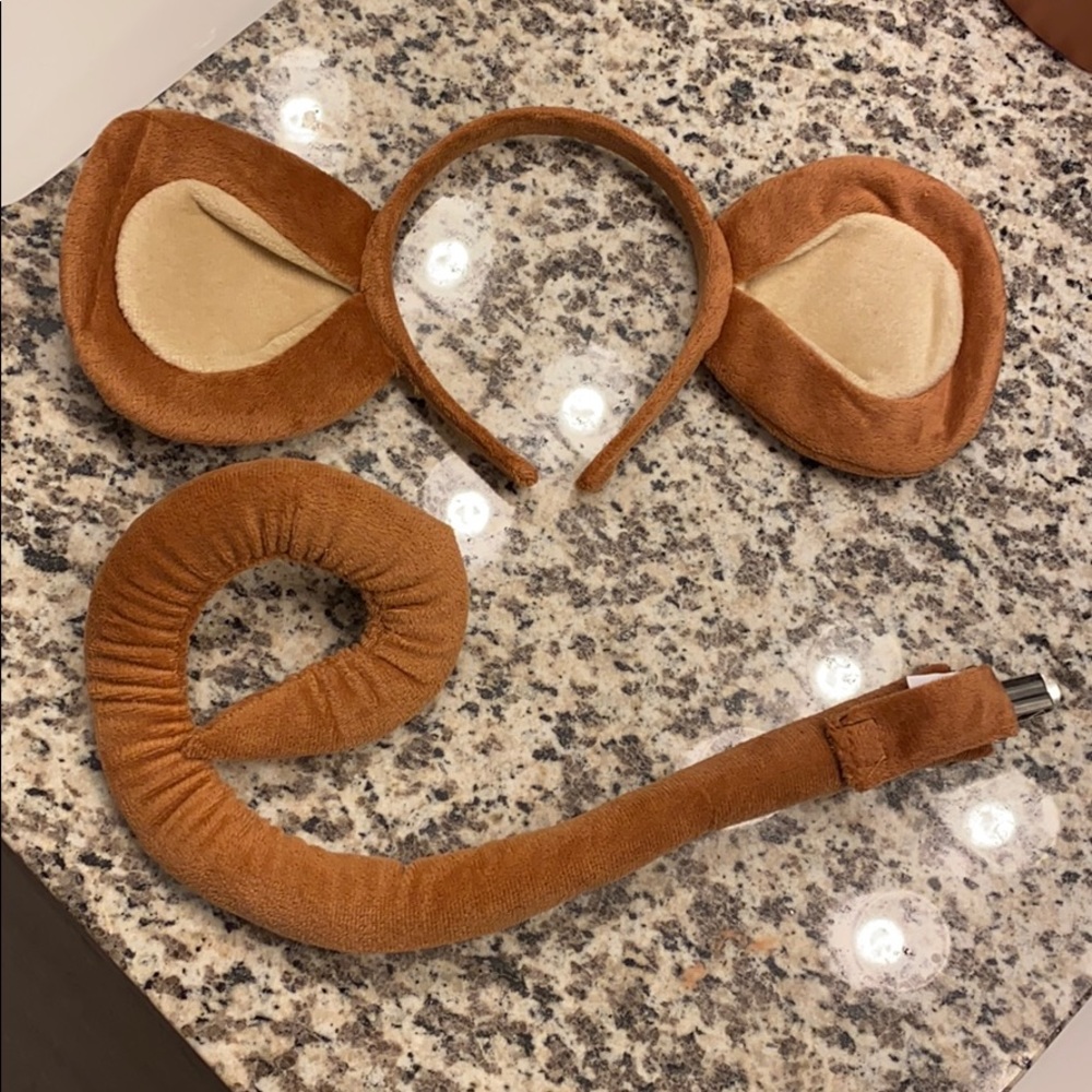 Monkey ears and tail - Halloween